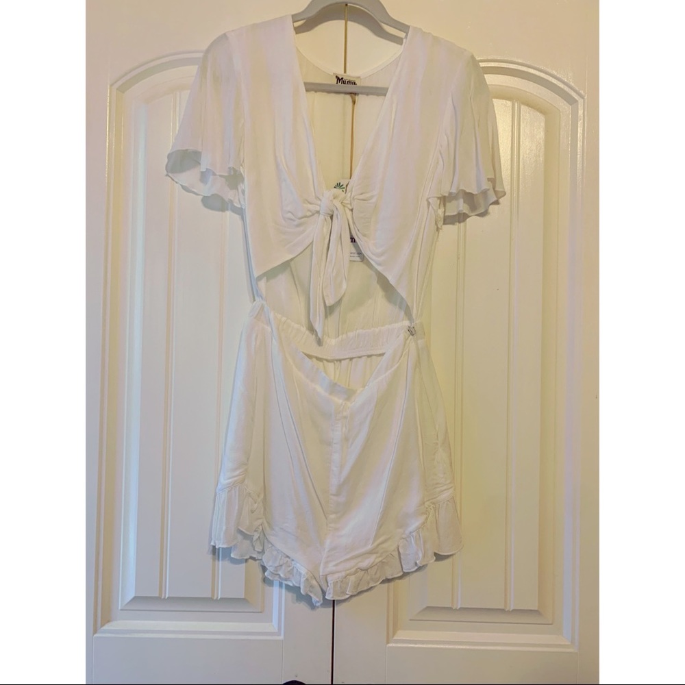 NWT White Riviera Romper